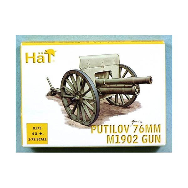 HäT 378173" 1/72 Putilov M1902 Gun Model Kit