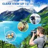 Monocular Telescope，Baacony HD Monocular for Adults with Smartphone Adapter & Tripod,Monocular Compact for Bird Watching Hiking Camping Hunting Wildlife Travel.(Black)