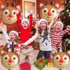Deer Balloon Christmas Balloons Decorations Reindeer Foil Balloons for Deer Themed Hunting Party Birthday Party Supplies 4 Pcs