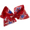 Girl Hair Clip Hair Bows Grosgrain Ribbon Hair Bow Hair Accessories for 4th of July 2 Pack ZFJ24… (Five-pointed Star Set)