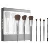 Sephora Collection Complete Makeup Brush Set - Set of 7 Brushes, Full Size, grey