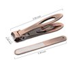 SZQHT Ultra Wide Jaw Opening Toenail Clippers Nail Clippers for Thick Nails Cutter for Ingrown Manicure Set,Pedicure Kit,Men & Women (Bronze)