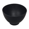 ForPro Silicone Mixing Bowl, Black, Flexible, Odorless, for Mixing Facials, Massage, Body & Other Products, 8 oz