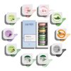 ClayCo! 10 Piece Clay Mask Variety Kit for Men & Women Facial and Skin Care, Clay Face Mask Set (Rose, Rose Jelly, Matcha, Turmeric, Dead Sea, Green Tea, Aloe Vera, Avocado, Eggplant, Tea Tree)
