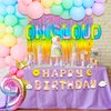 LaVenty 57 PCS Rainbow On Cloud 9 Balloons On Cloud 9 Birthday Decoration On Cloud 9 Cake Topper Nine Years Old Birthday Balloon On Cloud 9 Party Supplies Cloud Balloon