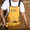 BRITEREE Work Tool Apron for Men and Women, Torso Length with 21 Tool Pockets, Durable Canvas Apron, DIY Enthusiasts
