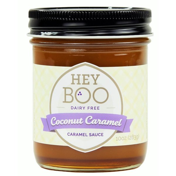 Coconut Caramel Sauce by Hey Boo - Delicious - No Corn Syrup - Vegan - Made in USA, 10 oz