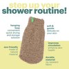 Cleansing Sisal Mitt by Afterspa, Body Scrubber Shower Mitt, Body Exfoliator, Vegan and Cruelty Free, Pack of 12