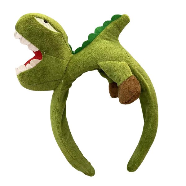 LREUIP Cute cartoon funny headband and hair band for women washing face, super cute hair clip and fixed headband Kawaii (green)