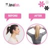 JUVABUN 17" Straight Claw Clip In Ponytail Hair Extensions - Dark Blonde| Ponytail Extension Human Hair | Hair Extensions for Women & Men | Washable, Realistic And Synthetic | Dark Blonde