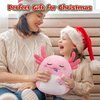 Axolotl Plush Cute Stuffed Animals Soft Pillow Room Decorations Hugging Toys Birthday Gifts 9.45 inches