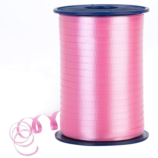 Morex Poly Crimped Curling Ribbon, 3/16-Inch by 500-Yard, Pink, 22.5 Sq Ft (Pack of 1)