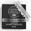 Barber Razor Blade - Single Edge Razor Blades 100 Count - Stainless Steel Razor Blades Single Edge