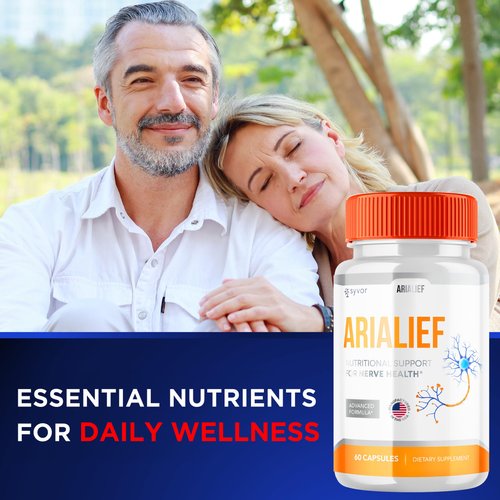 (3 Pack) Arialief Capsules for Nerve Health, Official Arialief Supplement Pills for Lasting Support, Aria LIEF PrimePalm for Sciatica, Aria Leaf Advanced Nerve Pill Natural Ingredients (180 Capsules)