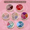 ArtiClaws 4 Colors Solid Nail Gel Set Pudding Cream Gel Nail Polish Set LED UV for Beginner DIY Home with Brushes, Cherry Blossom Peach