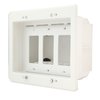 Arlington Industries DVFR3W-1 Wall Plate, 3 Gang, White
