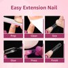 Wilfniee Soft Gel x Square Nail Tips, 240PCS Clear Ballerina Nail Tips for Acrylic Nail Tips Professional, Pre Shaped Full Cover Press on Nail Tips for Nail Polish Dip Powder Salons Home DIY