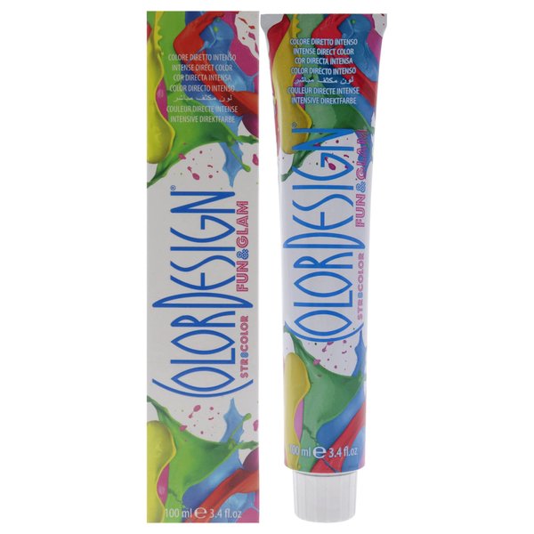 ColorDesign Fun and Glam Demi-Permanent Hair Color - Wild Bordeaux Hair Color Unisex 3.4 oz