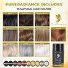 PureRadiance Hair Fiber for Thinning Hair - Quick Solution for Thicker, Fuller-Looking Hair - Strong Hold, No Itching, & Sweat Proof - Advanced Hair Building Fibers for Instant Volume (Light Blonde)