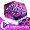 Juome Dice Box Resin Molds Silicone, DND Dice Holder Silicone Molds with Lid for Epoxy Resin Casting for DIY Dices Storage Case Making, Dice Lovers Gift