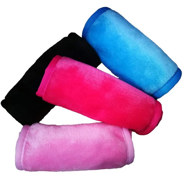LU2000 Pack of 4 Nano Towels Makeup Remover, Cosmetics Microfiber Pleasing Care Fresh Face Makeup Remover Face Cloths Soft Clean Towel Special Face Erase 4 Color