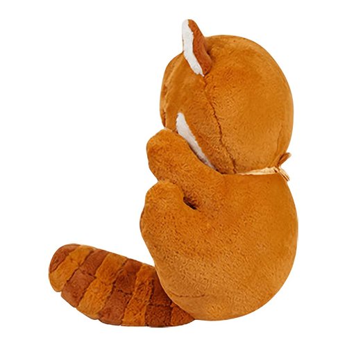 ZCPACE 11.8'' Kawaii Red Panda Stuffed Animal Plush Pillow Toy with Detachable Scarf Ailurus Fulgens Plushie Doll Toys Home Decor