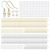 Hypoallergenic Earring Hooks, 600 Pcs Earring Making Supplies Kit with Earring Hooks, Jump Rings and Earring Backs for Jewelry Making (Silver and Gold)