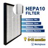 Westinghouse Medical-Grade HEPA Replacement Filter for Air Purifier | Fits Model WH10P | 6-Pack | HEPA 10X6