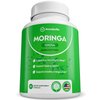Rosabella Moringa Capsules - Pure Moringa Powder, Energy, Skin, Immune & Gut Health Superfood, Rich in Antioxidants, Essential Vitamins & Amino Acids, Natural Green Superfood Supplement - 60 Count