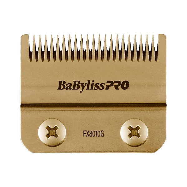 BaBylissPRO Barberology Replacement Gold Titanium Replacement Fade Blade for Hair Clippers (FX8010G)