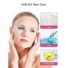 100pcs DIY Facial Mask Sheet, Bulk Pre-cut Facial Sheet Mask Paper Made of Non Woven Fabrics, Disposable Hydrating Face Mask Paper Skincare Salon Home Facial Spa DIY, for Unisex Adult/Teenager