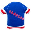 BEST PLUSH CAT TOY: NHL NEW YORK RANGERS Complete Set of 3 piece Cat Toys filled with Fresh Catnip. Incl: 1 Jersey Cat Toy, 1 Hockey Puck Cat Toy with Feathers & 1 #1 Fan Cat Toy. All with Team LOGOS