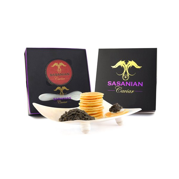 *GUARANTEED OVERNIGHT* 1oz SIBERIAN Osetra GIFT BOX - FREE Mother of Pearl Spoon