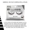 Ardell False Eyelashes 3D Faux Mink 859, 4 pairs