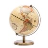 Annova Antique Globe Dia 5.5-inch / 14CM - Educational/Geographic/Modern Desktop Decoration - Stainless Steel Arc and Base - for School, Home, and Office (Antique 5.5“)