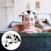 LALAFINA 2Pcs Cow Headbands for Washing Face Plush Headbands Cow Print Spa Headband Face Wash Hair Band for Kids Girls Women Winter Keep Warm