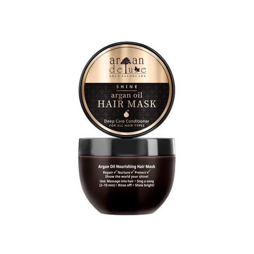 Argan Deluxe Hair Mask and Scalp Rejuvenating Deep Conditioner Masque, 250 mL