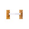 Design House 561209 Dalton Wall-Mounted Toilet Paper Holder, Honey Oak Finish, One Size