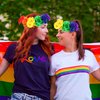 SUNNYPRO Gay Pride Stuff Rainbow Headband for Women Rose Flower Crown LGBTQ Accessories