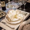 KPOSIYA Set of 20 Leaf Napkin Rings Metal Gold Napkin Holder Table Napkin Rings for Dinning Table Parties Everyday (Ye Zi-Gold 20)