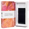 LLBA Easy Fan Eyelash Extensions | 0.03~0.07mm Thickness | C CC D Curl | 9mm-16mm Mixed & Single Length | Super Matte Black Volume Self Fanning Lash Extensions, Professional Supplies for Lash Techs