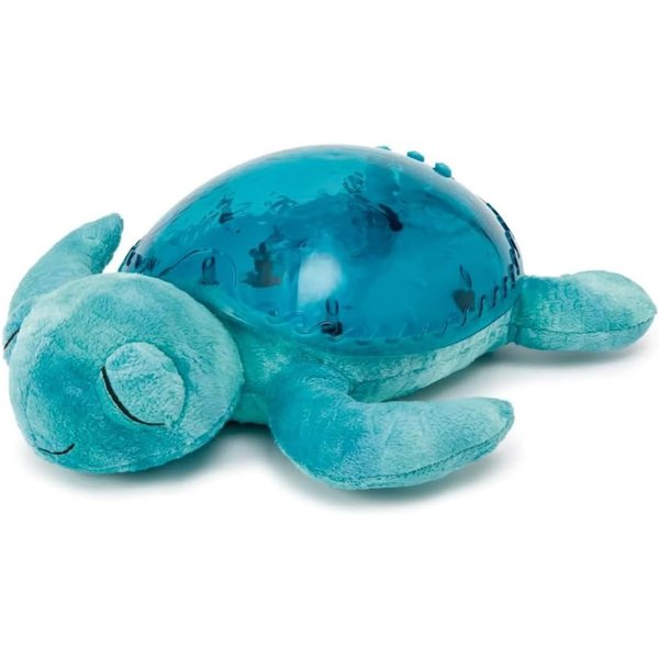 Cloud b Ocean Projector Nightlight with White Noise Soothing Sounds | Adjustable Settings and Auto-Shutoff | Tranquil Turtle™ - Aqua