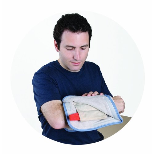 Relief Pak-11-1313 Moist Heat Pack to ease Aches and Pains from arthritis, back pain, muscle strains, stiff neck, sprains, stiff joints, bruises, general soreness and spasms. Half Size - 5" x 12"