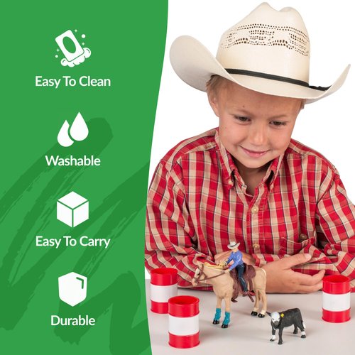 Big Country Toys All Around Cowgirl Playset - Cowgirl Set with Horse Figurine - Toy Figures & Playsets
