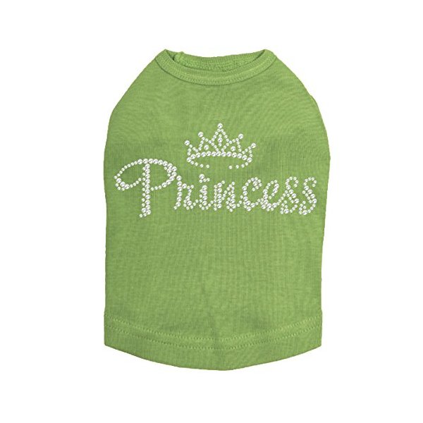 Princess # 2 Dog Shirt 2XL Lime Green