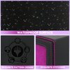 RADWIMPS Deck Box For MTG Commander Deck, Fits 100+ Cards, Magnetic Card Box Organizer With 2 Dividers & Window Display, Perfect for Magic Commander TCG, CCG Cards (Black&Purple)