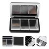Luxshiny Makeup Case Organizer Empty Eyeshadow Box Empty Eyeshadow Pans Refillable Makeup Container Case For Eyeshadow Powder Blush Lipstick Highlight Makeup Palettes Makeup Samples