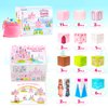 Hiwawind Updated Magnetic Blocks-Princess Toys, Creative Magnetic Building Blocks Toddler Toys, Birthday Gifts for Kids 3+ Years Old, STEM Montessori Sensory Toys for Boys & Girls Age 3-4 4-5 6-8
