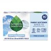 Seventh Generation Dryer Sheets Laundry Fabric Softener, Free & Clear Made for Sensitive Skin, 80 Sheets