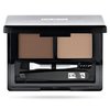 Pupa Milano Eyebrow Design Set - Essentials For Brow Grooming, Sculpting, and Shaping - Professional Tweezers, Angled Brush and Comb, Powder, and Wax - Dermatologist Tested - 001 Blonde - 0.039 oz